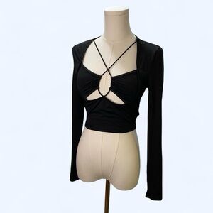 Cute Black Going Out Top